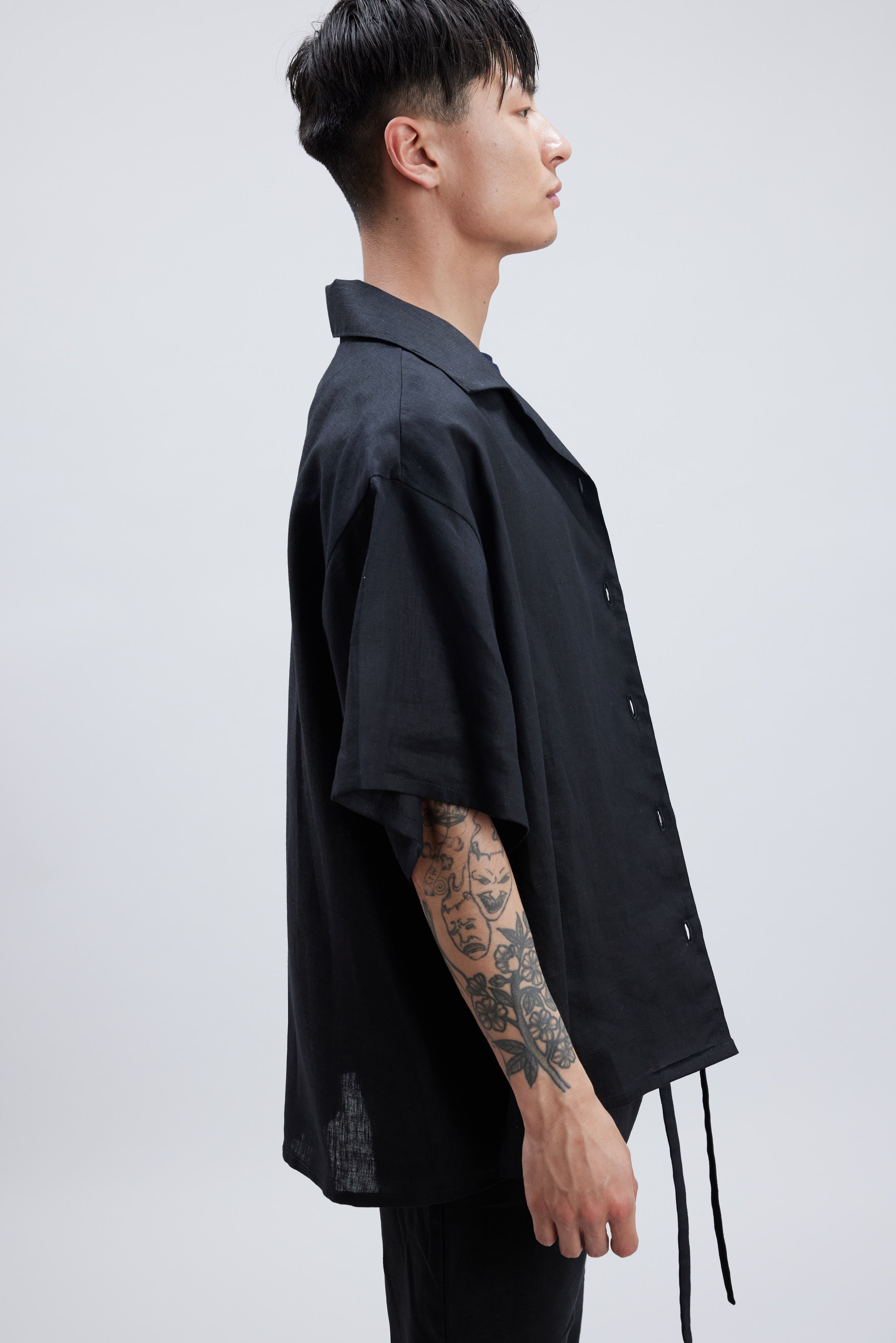 BRIDGE BLACK LINEN