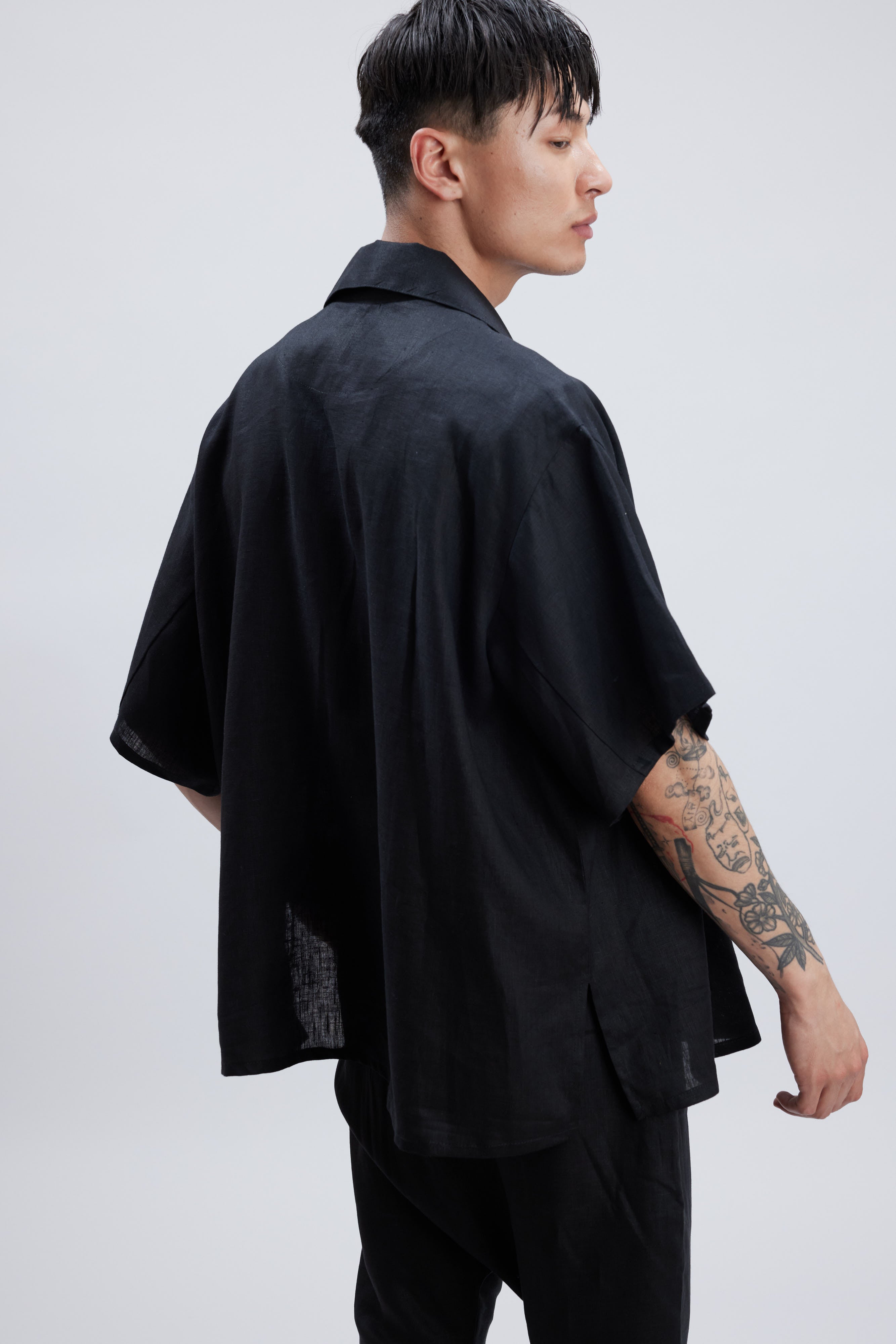 BRIDGE BLACK LINEN