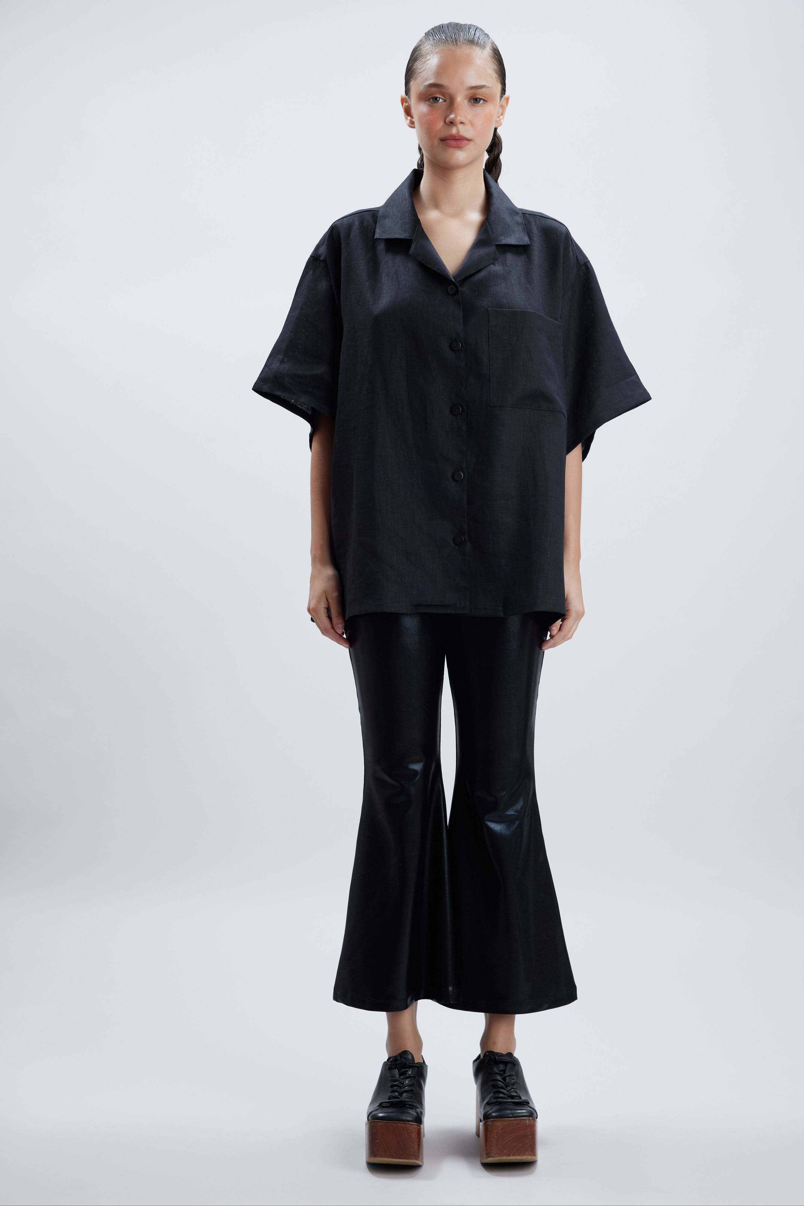 BRIDGE BLACK LINEN