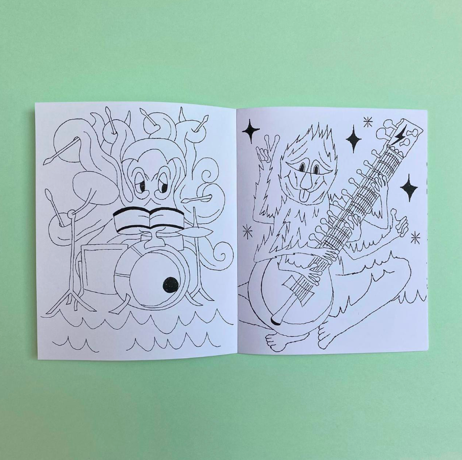 "MÚSICOS PARA COLOREAR" BY POLVOH PRESS