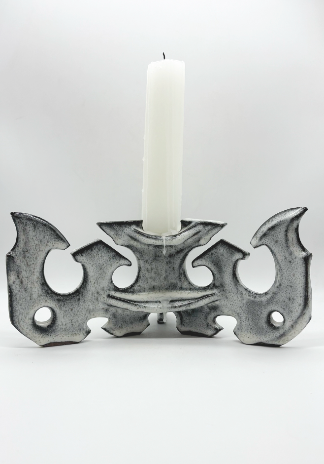"HOLLOW CORE" CLAY SCULPTURE BY WAZ