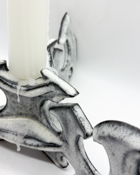 "HOLLOW CORE" CLAY SCULPTURE BY WAZ