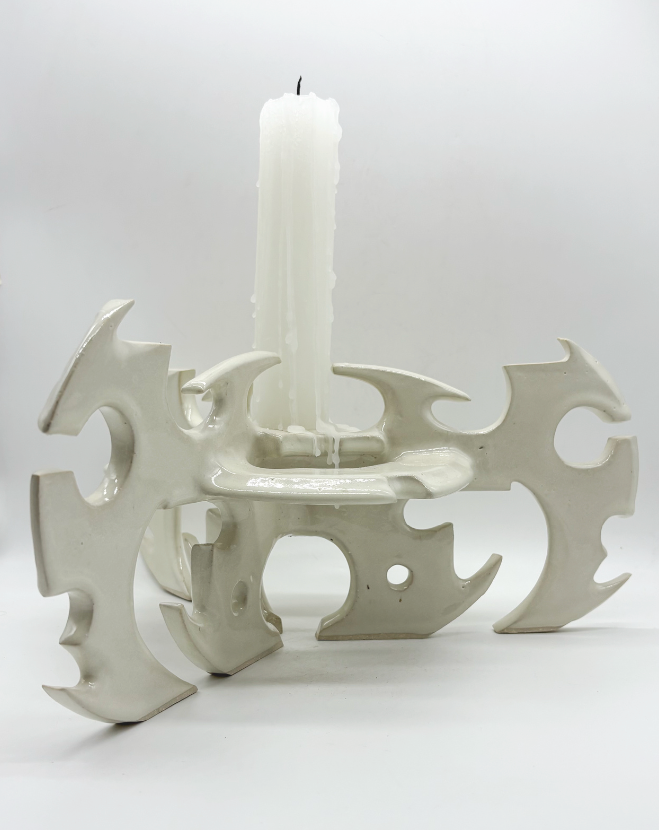 "RELICT" CLAY SCULPTURE BY WAZ