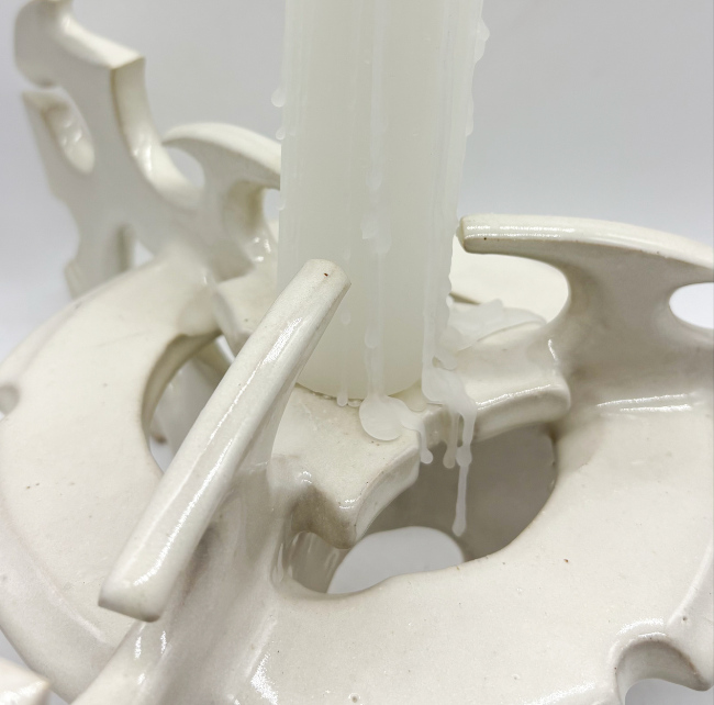 "RELICT" CLAY SCULPTURE BY WAZ