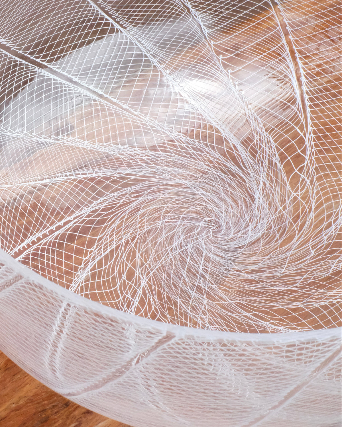 BLOWN GLASS BOWL BY DIEGO VIDES