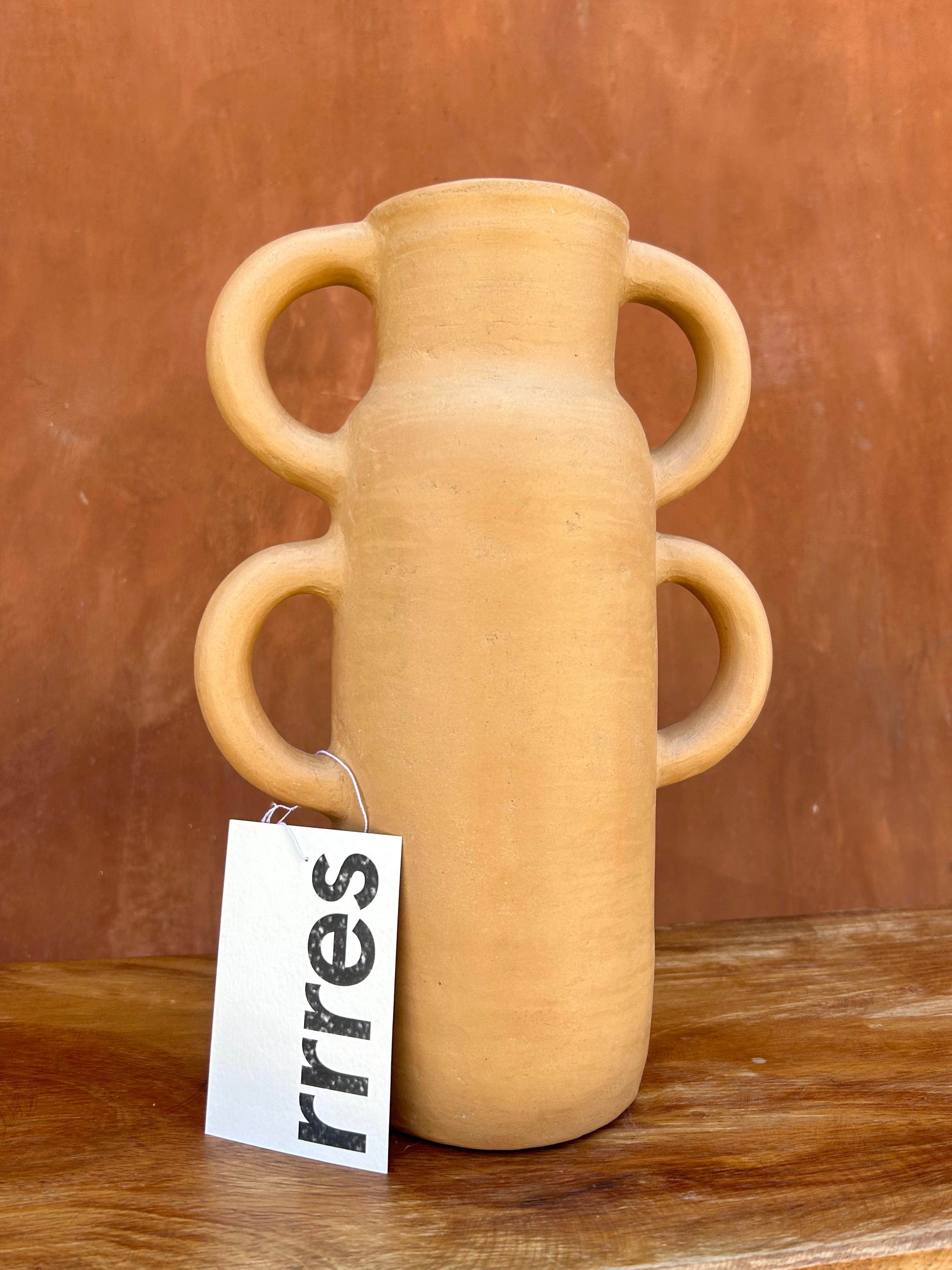 RRRES STUDIO CLAY VASES