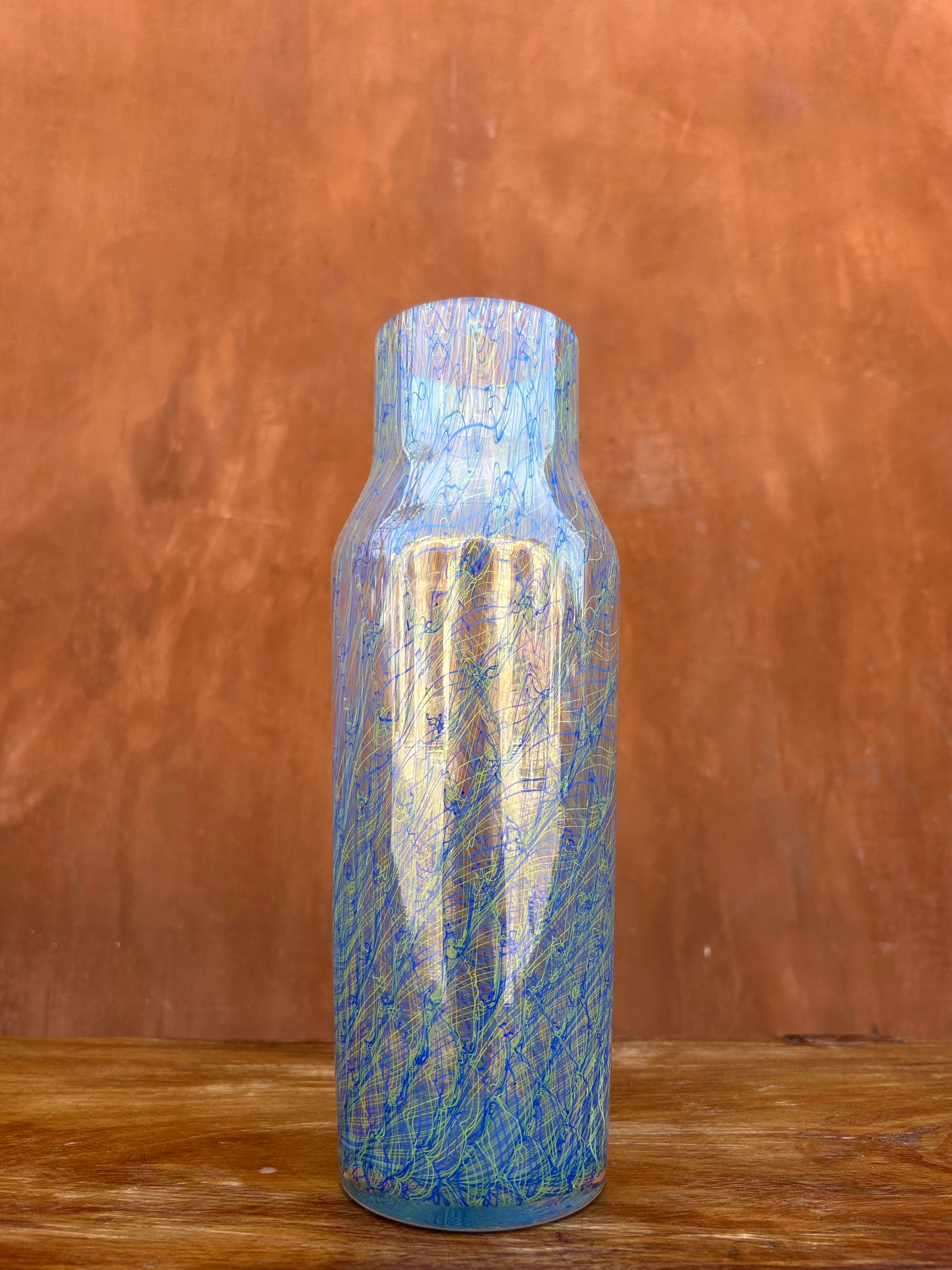 BLOWN GLASS VASE BY DIEGO VIDES