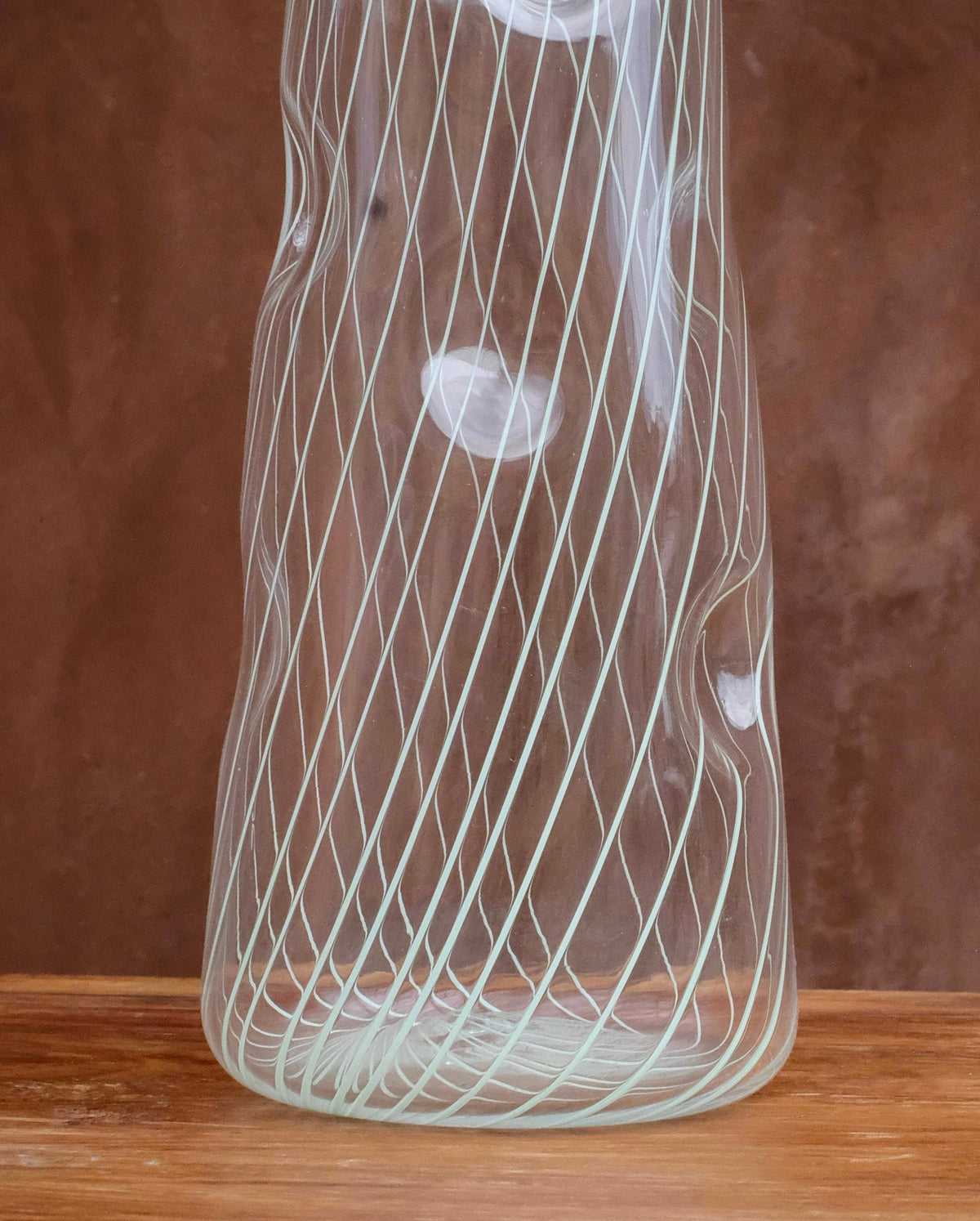 BLOWN GLASS PITCHER BY DIEGO VIDES
