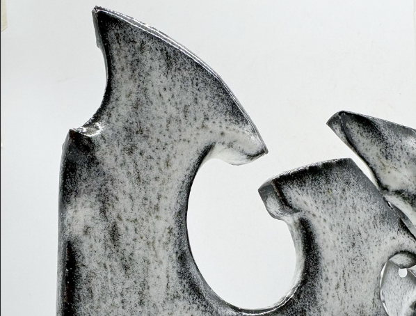"HOLLOW CORE" CLAY SCULPTURE BY WAZ