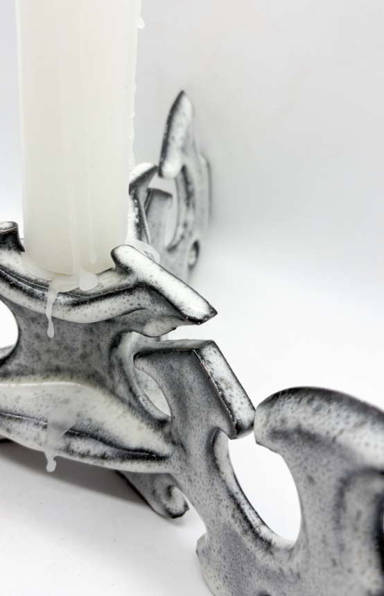 "HOLLOW CORE" CLAY SCULPTURE BY WAZ