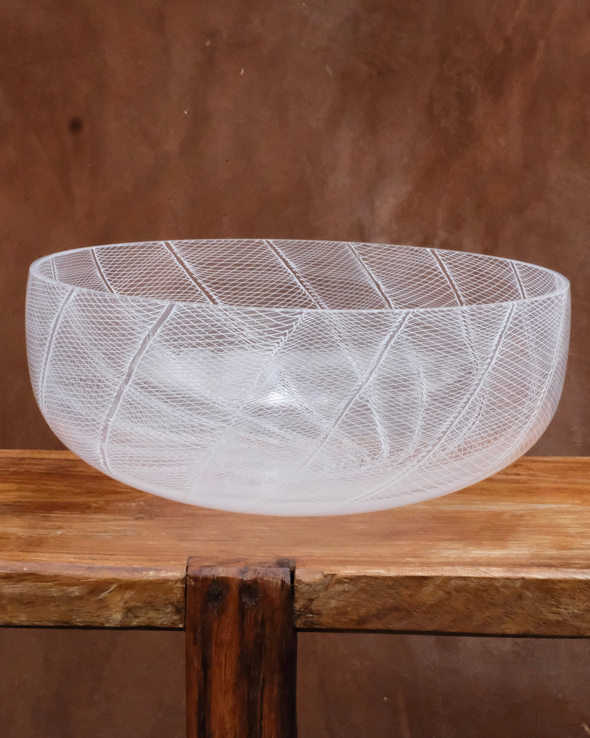 BLOWN GLASS BOWL BY DIEGO VIDES