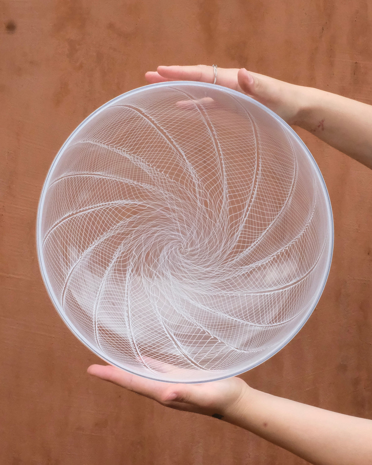 BLOWN GLASS BOWL BY DIEGO VIDES