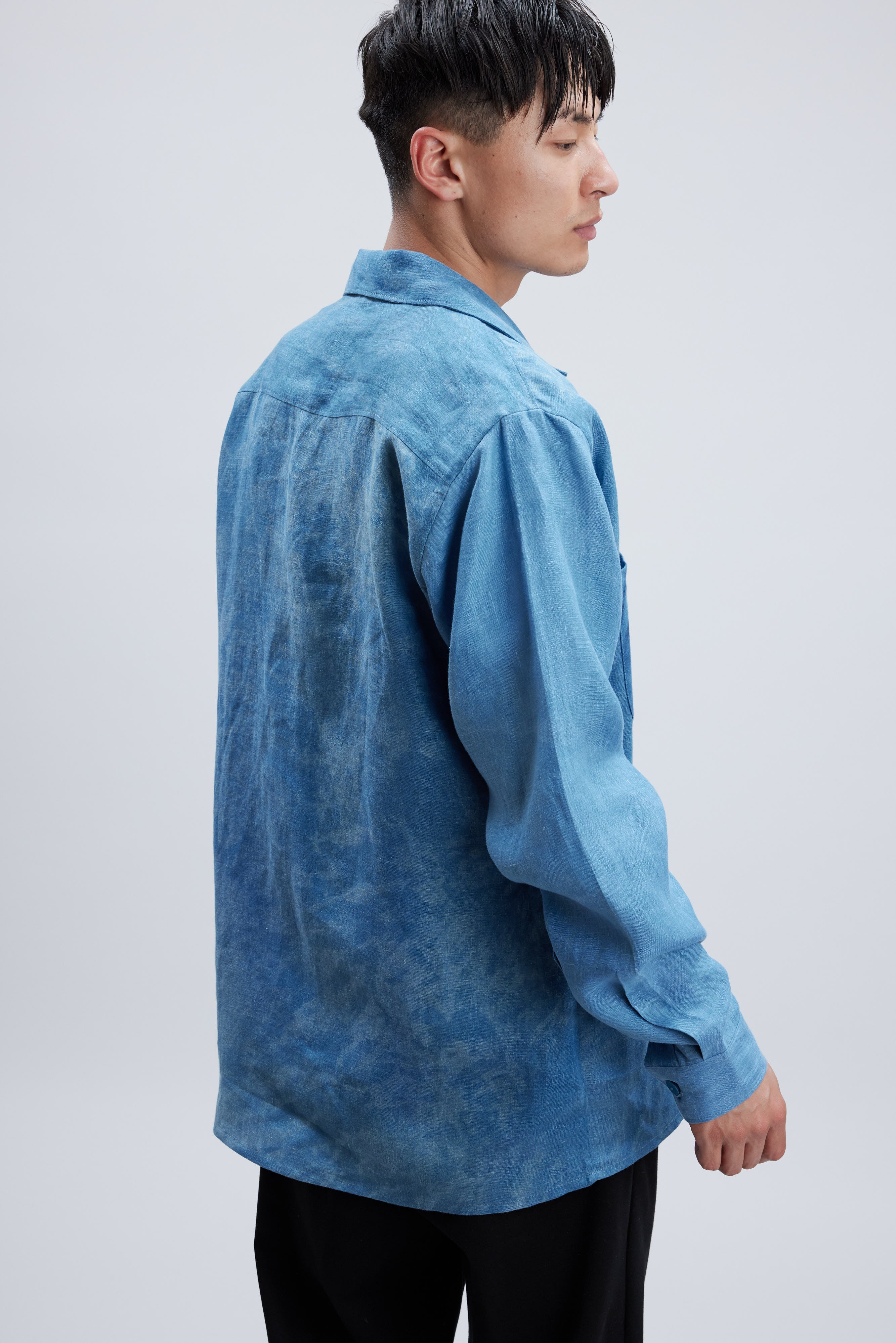 MUD BLUE LINEN