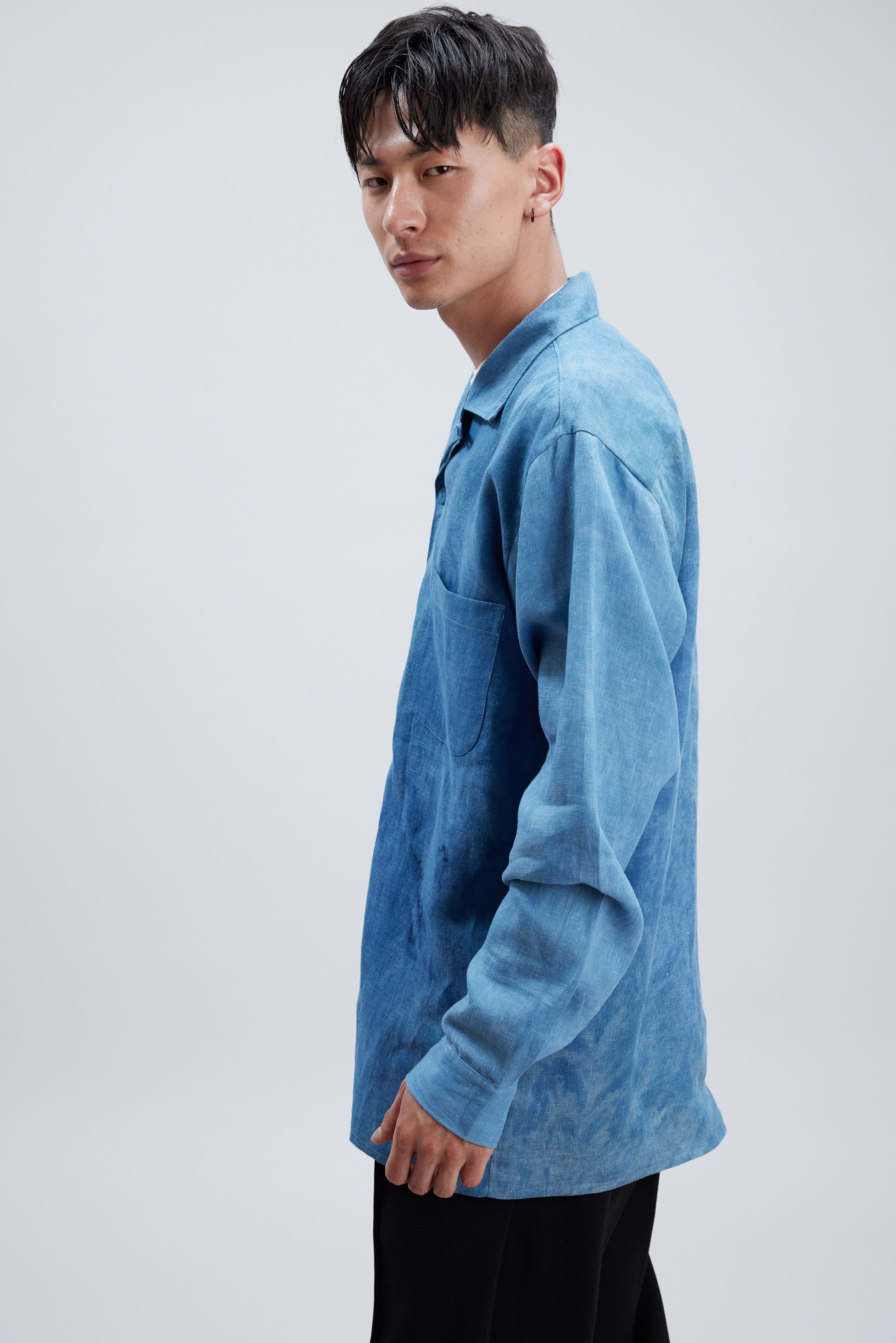 MUD BLUE LINEN