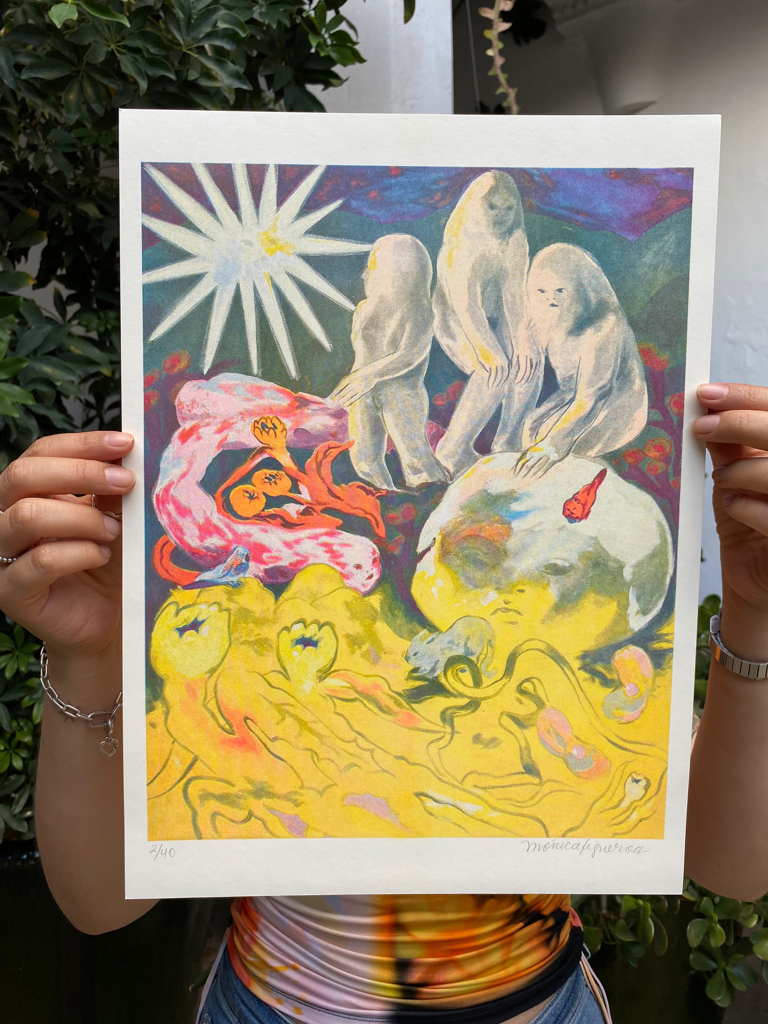 "ENCUENTRO CON UNA CENTELLA" RISOGRAPHY BY MÓNICA FIGUEROA