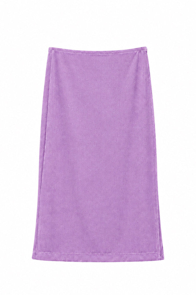 SKIRT LILAC VELVET